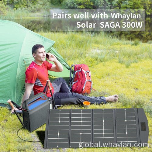 Power Station Outdoor Whaylan 600W Solar Power System With 2 Emergency Supplier